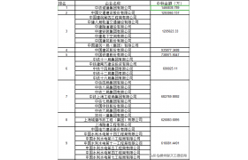 建筑企業(yè)市政大項(xiàng)目中標(biāo)排名，三局竟然沒(méi)進(jìn)前三甲？
