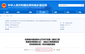 剛剛，住建部：新舊資質(zhì)過渡期延長至2024年10月31日！
